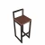 Hoker z oparciem - wenge .webp