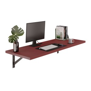 Biurko lewitujące - Czerwone