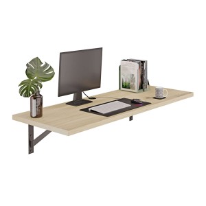 Biurko lewitujące - Dąb artisan