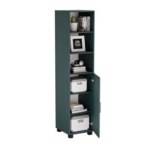 Regał z drzwiami Kuba - Zielony