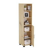 Regał z drzwiami Kuba - Dąb artisan