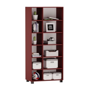 Regał otwarty Łukasz - Czerwony