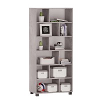 Regał z półkami Marek - Beton