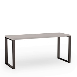 Biurko z metalowymi nogami - Szare (2).jpg