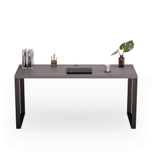 Biurko z metalowymi nogami - Grafit (3).jpg