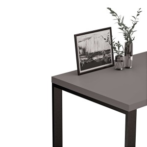 Biurko z metalowymi nogami - Grafit (5).jpg