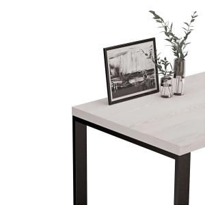 Biurko z metalowymi nogami - Sosna (5).jpg