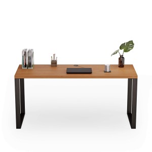 Biurko z metalowymi nogami - Olcha (3).jpg