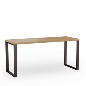 Biurko z metalowymi nogami - Dąb kamienny (2).jpg