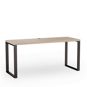 Biurko z metalowymi nogami - Dąb sonoma (2).jpg