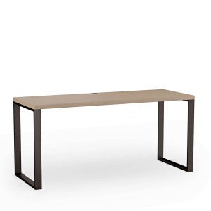 Biurko z metalowymi nogami - Dąb złoty (2).jpg