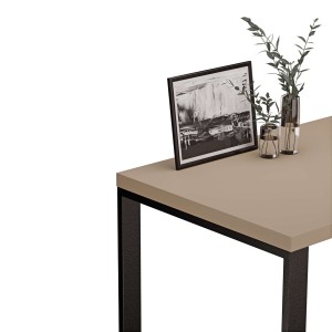 Biurko z metalowymi nogami - Dąb złoty (5).jpg