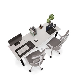 Biurko podwójne Iron Duo - Białe (4).jpg