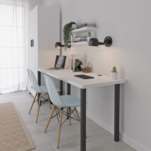 Biurko podwójne Iron Duo - Białe (1).jpg