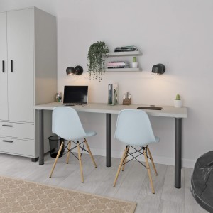 Biurko podwójne Iron Duo - Szare (5).jpg