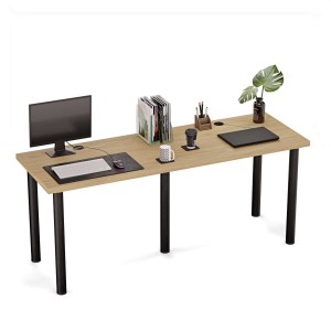 Biurko podwójne Iron Duo - Dąb kamienny