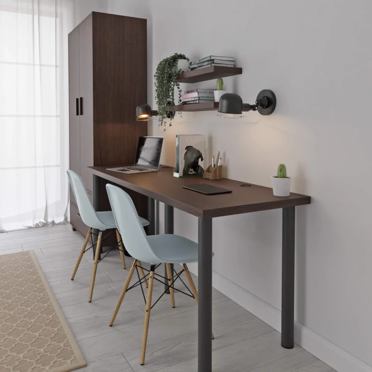 Biurko podwójne Iron Duo - Wenge (6).jpg