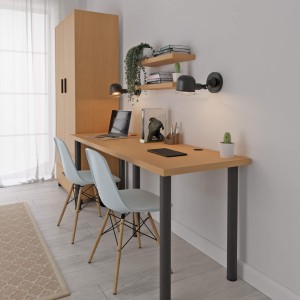 Biurko podwójne Iron Duo - Buk (6).jpg