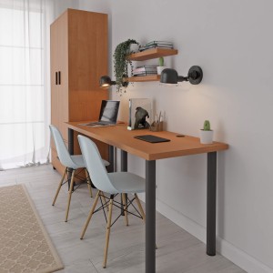 Biurko podwójne Iron Duo - Olcha (5).jpg