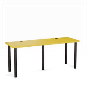 Biurko podwójne Iron Duo - Żółte (2).jpg