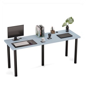 Biurko podwójne Iron Duo - Niebieski