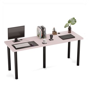 Biurko podwójne Iron Duo - Różowe (1).jpg