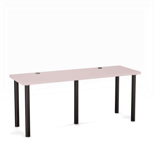 Biurko podwójne Iron Duo - Różowe (2).jpg
