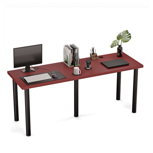 Biurko podwójne Iron Duo - Czerwony (1).jpg