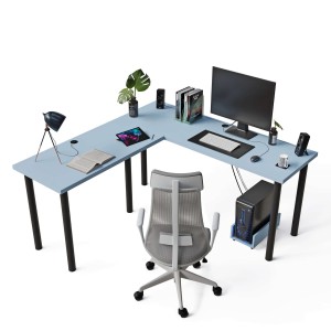 Biurko narożne - Niebieski