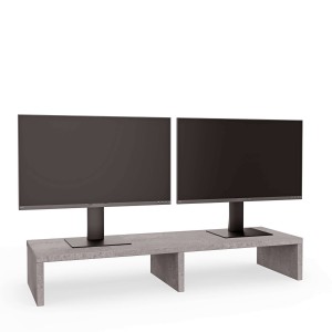 Podwójna podstawka pod monitor - Beton