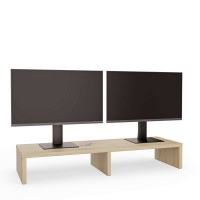Podwójna podstawka pod monitor - Dąb artisan
