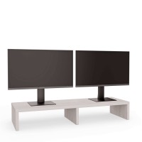 Podwójna podstawka pod monitor - Sosna