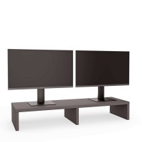 Podwójna podstawka pod monitor - Grafit