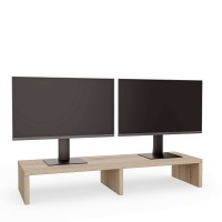Podwójna podstawka pod monitor - Dąb sonoma