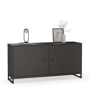 Komoda metalowa czarna - kolekcja Metalove