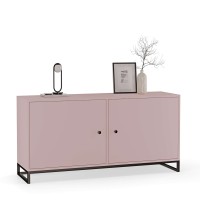 Komoda metalowa różowy - kolekcja Metalove