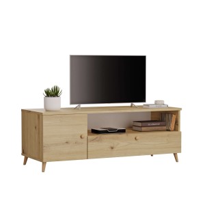 Szafka RTV dąb artisan- Kolekcja Scandi