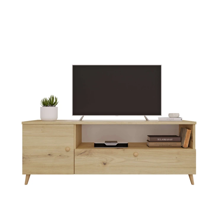 Szafka RTV dab artisan - Kolekcja Scandi (2).jpg