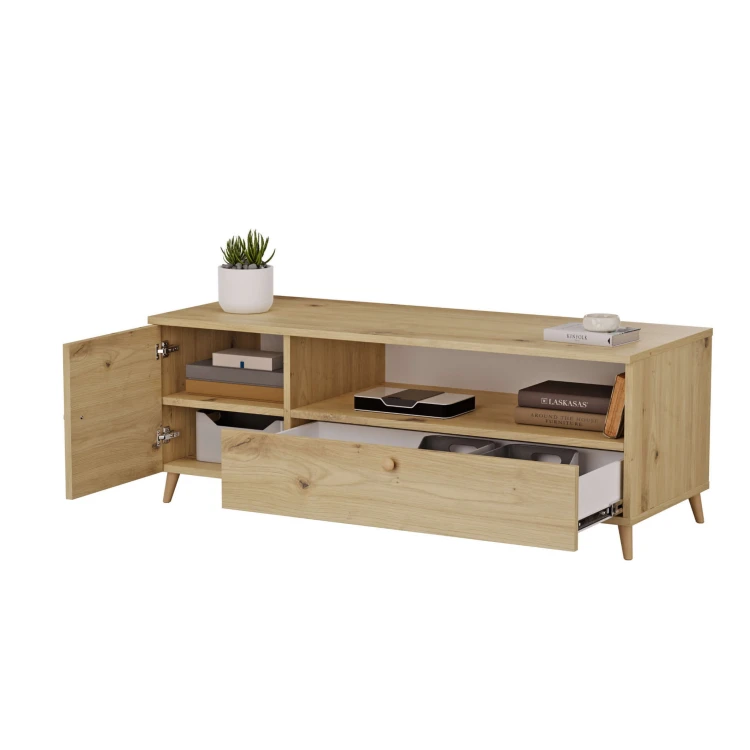 Szafka RTV dab artisan - Kolekcja Scandi (3).jpg