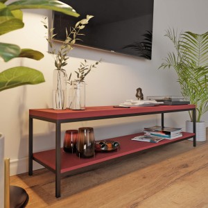 Stolik rtv loft - czerwony (5).jpg