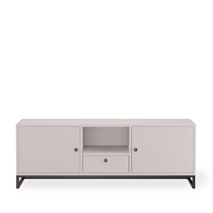 Szafka RTV metalowa z szufladą białe - kolekcja Metalove (3).jpg