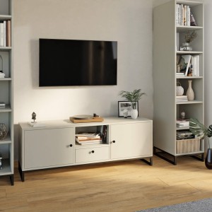 Szafka RTV metalowa z szufladą szare - kolekcja Metalove (5).jpg