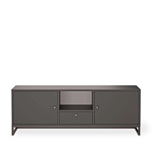 Szafka RTV metalowa z szufladą czarny - kolekcja Metalove (3).jpg