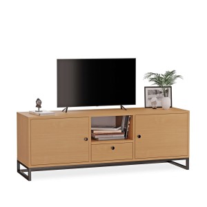 Szafka RTV metalowa z szufladą buk - kolekcja Metalove (1).jpg