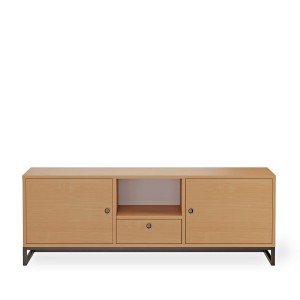 Szafka RTV metalowa z szufladą buk - kolekcja Metalove (3).jpg