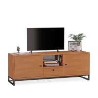 Szafka RTV metalowa z szufladą olcha - kolekcja Metalove