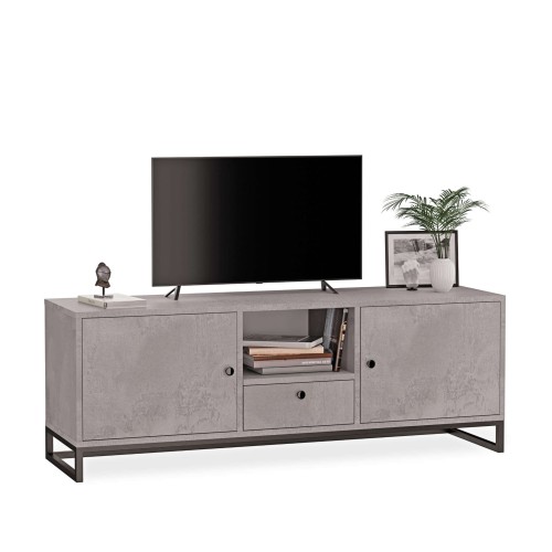 Szafka RTV metalowa z szufladą beton - kolekcja Metalove (1).jpg