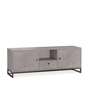 Szafka RTV metalowa z szufladą beton - kolekcja Metalove (2).jpg