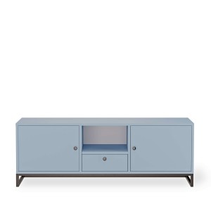 Szafka RTV metalowa z szufladą niebieski - kolekcja Metalove (5).jpg