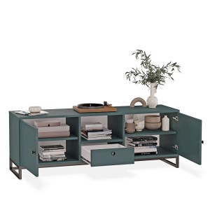 Szafka RTV metalowa z szufladą zielona - kolekcja Metalove (3).jpg